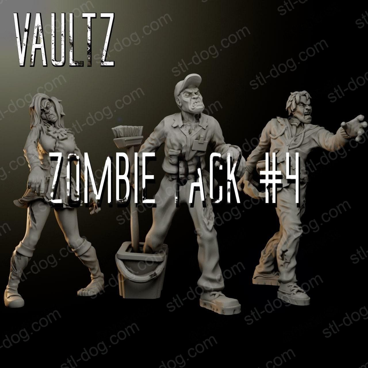 僵尸包(Zombie Pack) 3D打印图纸